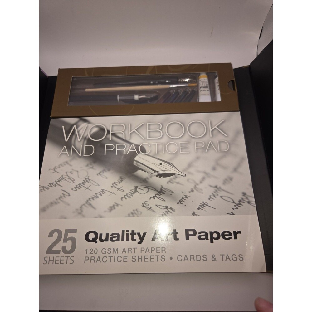 SpiceBox Masterclass Calligraphy Writing Set Instruction Guide Pens and Ink New - Picture 5 of 14